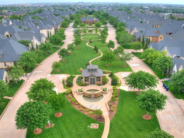 drone / aerial view featuring a residential view