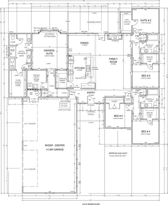 11673 Ward Rd, Edmond, OK 73034 - room layout