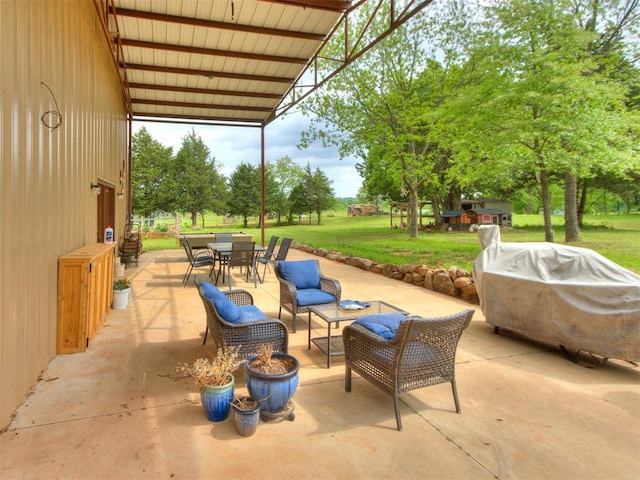 view of patio / terrace with outdoor dining area