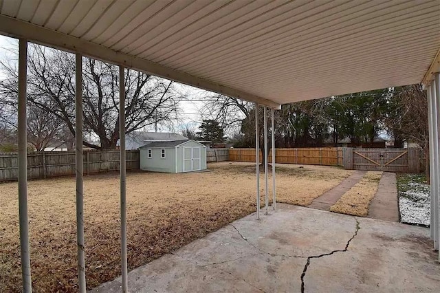 1904 NW Euclid Ave, Lawton, OK 73507 - view of yard featuring a gate, a patio area, and a fenced backyard