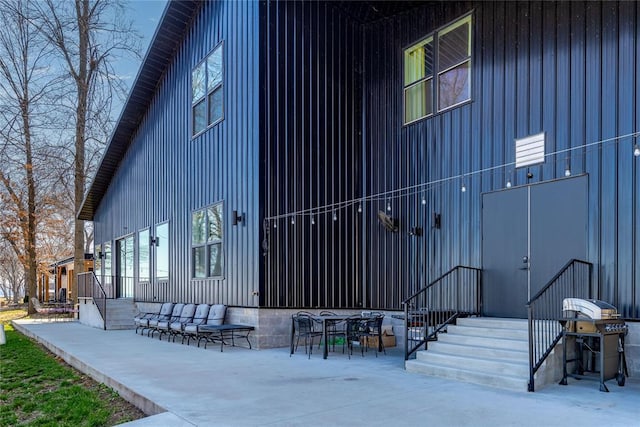 exterior space with a patio