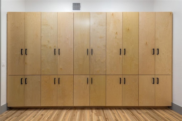 closet featuring visible vents