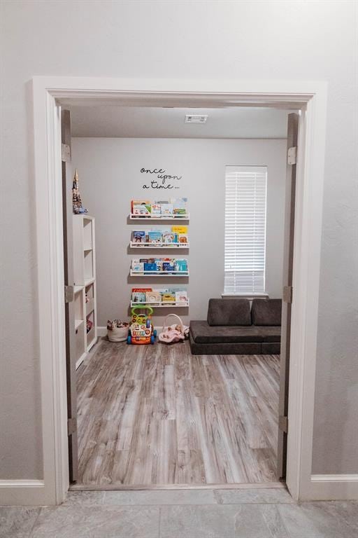 pantry with visible vents