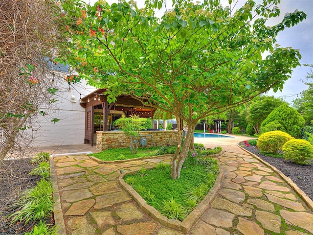 4238 Brookview, Norman, OK 73072 - view of yard featuring an outdoor pool and a patio area