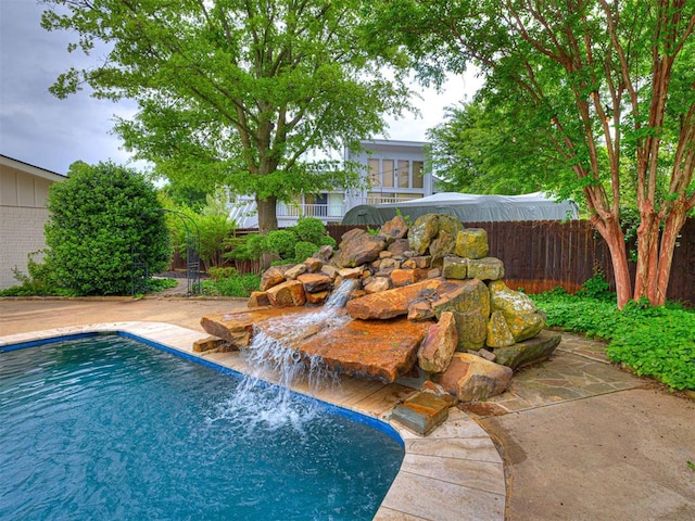4238 Brookview, Norman, OK 73072 - view of swimming pool with fence and a fenced in pool