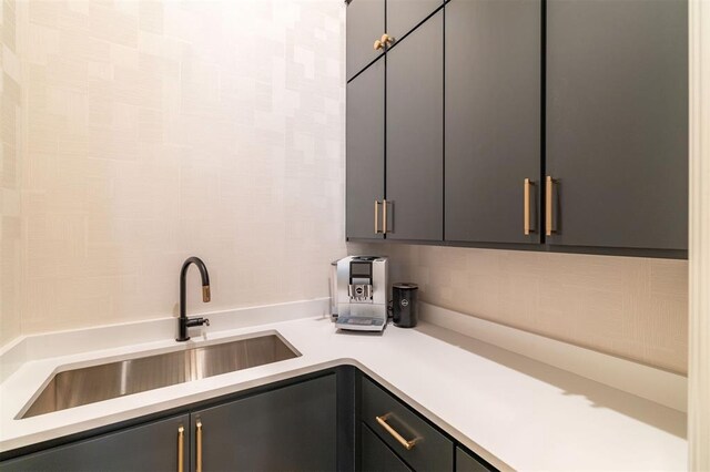 2826 Guilford Ln, Oklahoma City, OK 73120 - kitchen with a sink and light countertops