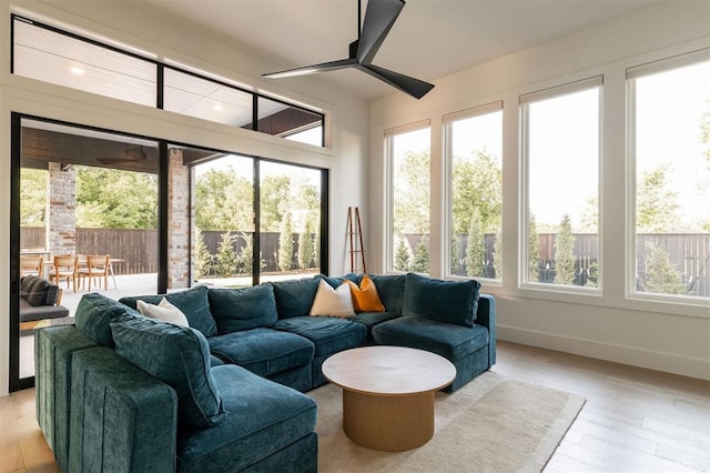 2826 Guilford Ln, Oklahoma City, OK 73120 - sunroom / solarium with plenty of natural light and wood finished floors