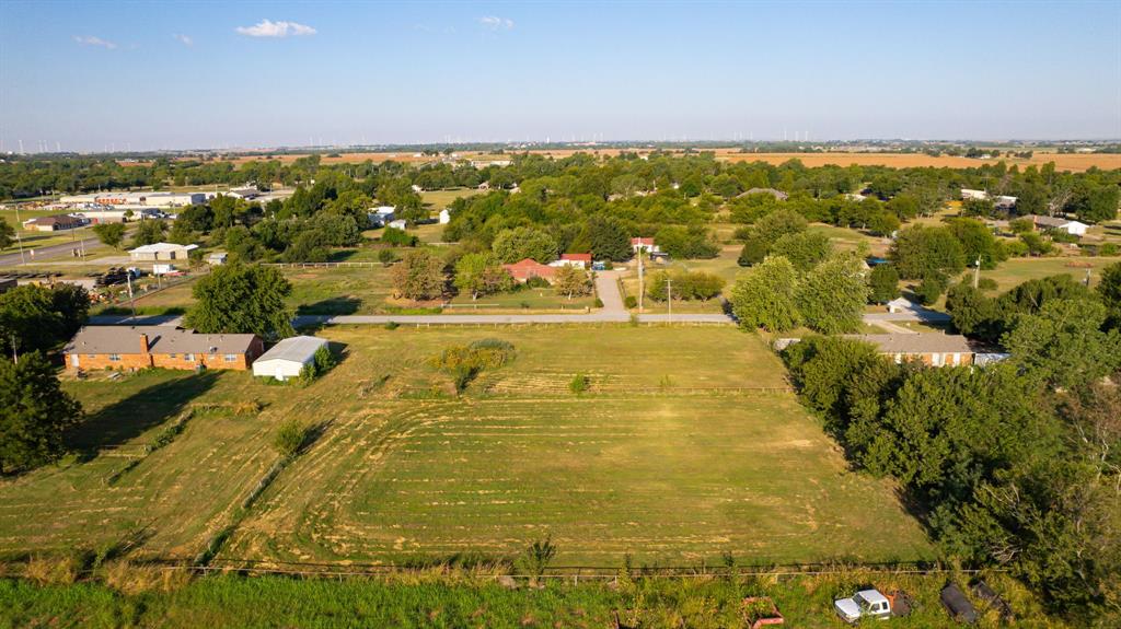 bird's eye view with a rural view