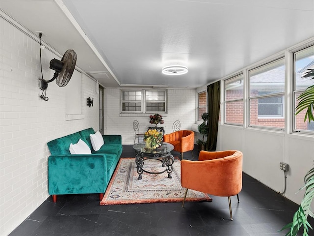 interior space with a wealth of natural light