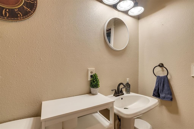 bathroom with a sink