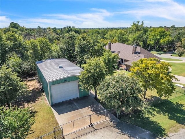 1008 Bavarian Dr, Edmond, OK 73034 - bird's eye view of a forest