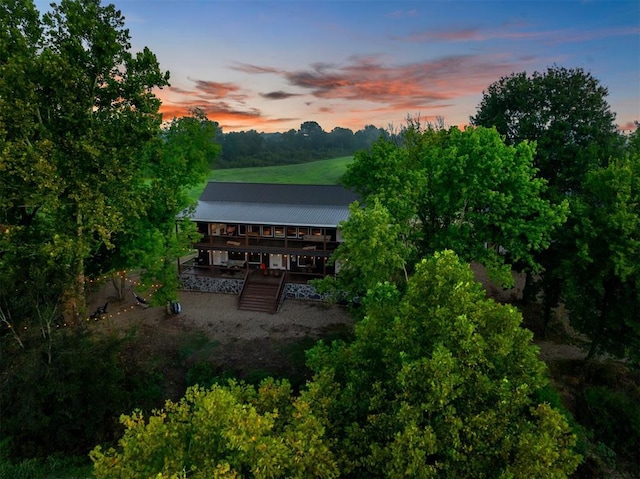 370 Stones River Ln, Broken Bow, OK 74728 - aerial view of property and surrounding area