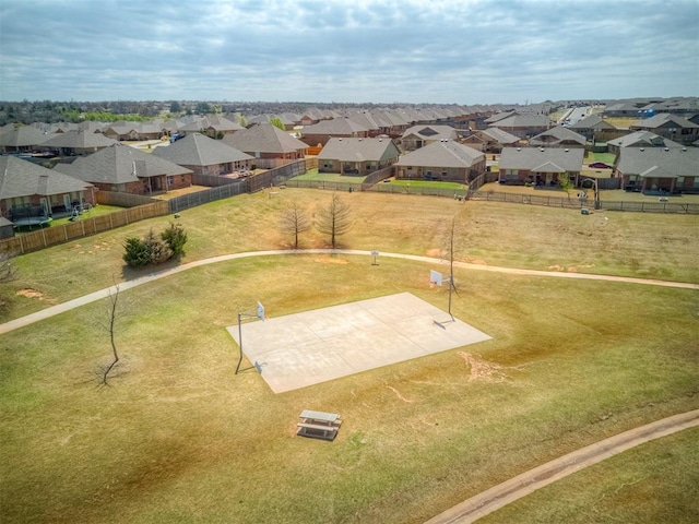 birds eye view of property featuring a residential view