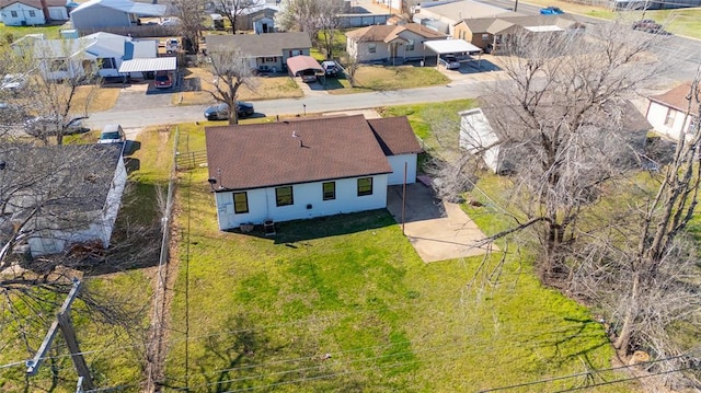 birds eye view of property featuring a residential view