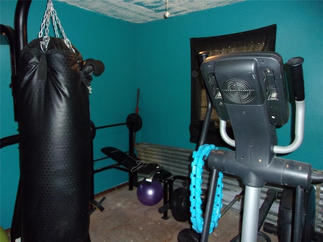 view of exercise room