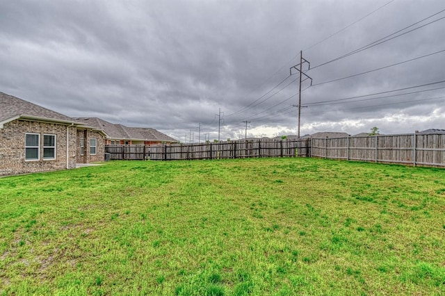 1114 Old Frisco Rd, Norman, OK 73069 - view of yard with a fenced backyard