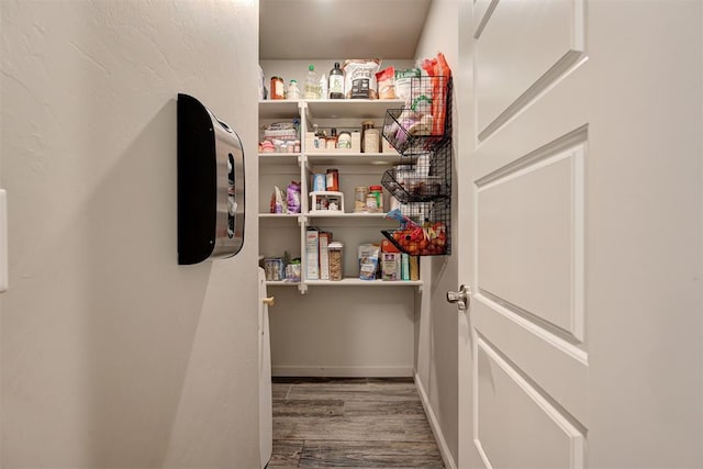 view of pantry