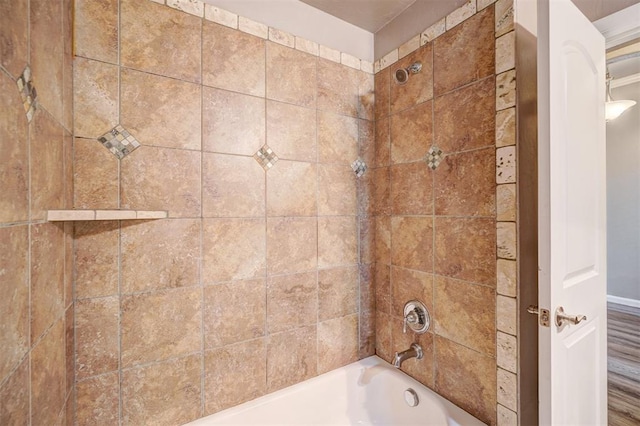 full bathroom featuring tub / shower combination