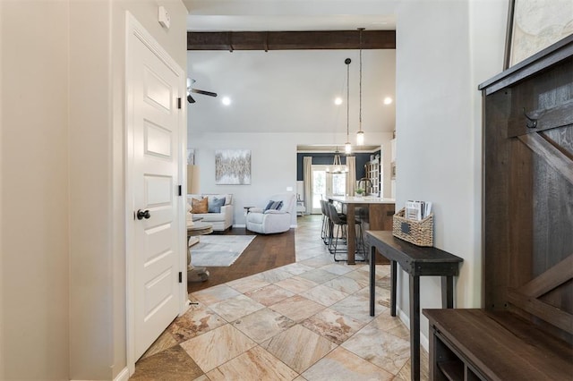 view of entrance foyer