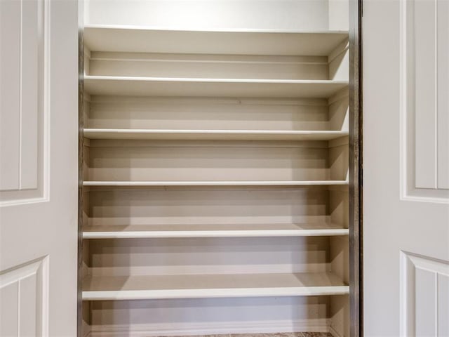 view of closet