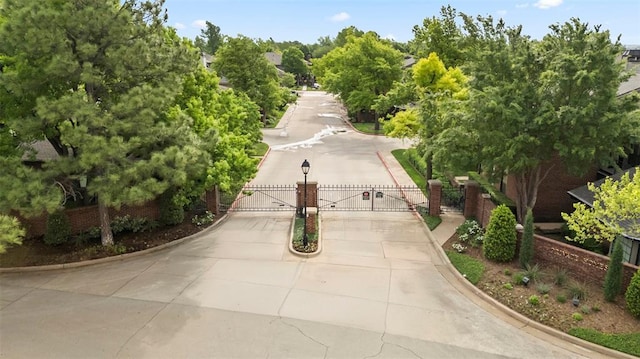 view of home's community with a gate