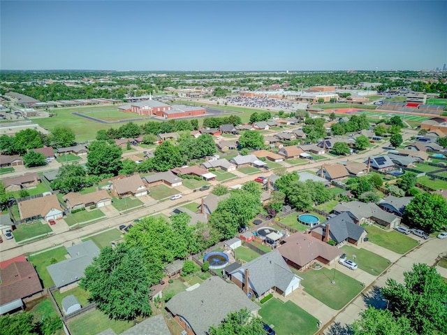 bird's eye view featuring a residential view