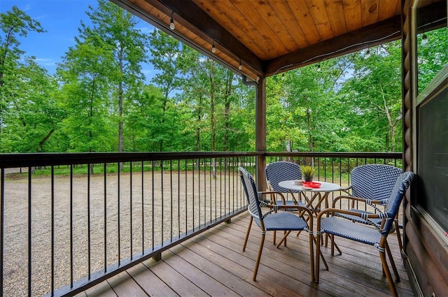 678 N State Highway 259a, Broken Bow, OK 74728 - view of wooden terrace
