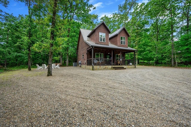 678 N State Highway 259a, Broken Bow, OK 74728 - view of front of home with a porch and driveway