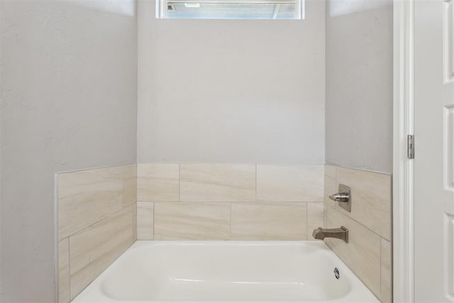 bathroom with a bath