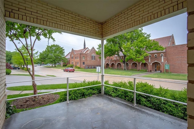 1000 NW 37th St Unit 1000 & 1002, Oklahoma City, OK 73118 - view of patio / terrace with a residential view
