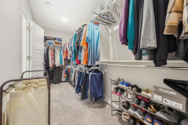 9104 SW 47th St, Oklahoma City, OK 73179 - spacious closet with visible vents and carpet