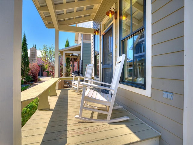 34 Boardwalk Unit B, Carlton Landing, OK 74432 - deck with covered porch