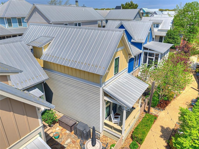 34 Boardwalk Unit B, Carlton Landing, OK 74432 - drone / aerial view featuring a residential view