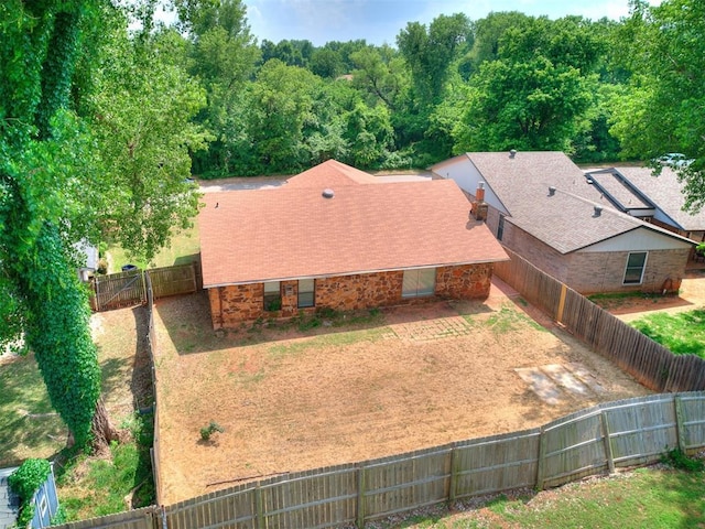 11817 Hollyrock Dr, Yukon, OK 73099 - aerial view of property and surrounding area