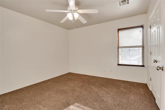 8713 Starling Path, Edmond, OK 73034 - carpeted spare room with a ceiling fan and baseboards
