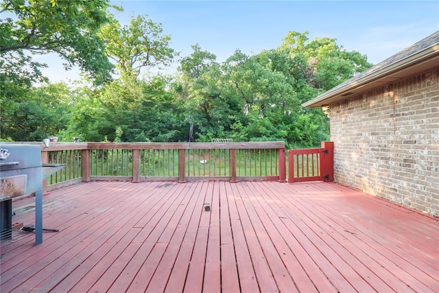 8713 Starling Path, Edmond, OK 73034 - view of wooden deck
