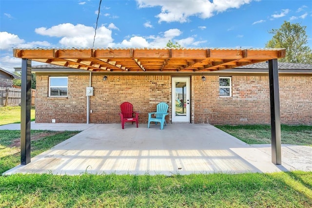150 Bluestem St, Weatherford, OK 73096 - view of patio / terrace featuring fence