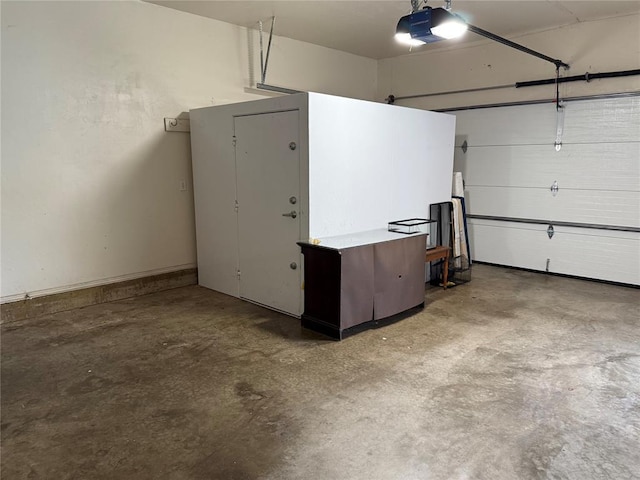 3900 Chickasha, Edmond, OK 73013 - garage with a garage door opener