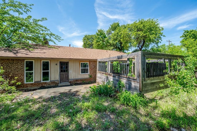 1824 David Ter, Oklahoma City, OK 73141 - view of front facade with brick siding and fence