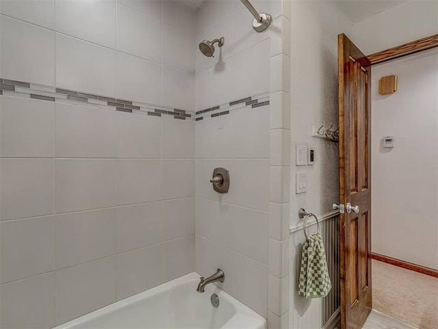 full bathroom with shower / bath combination