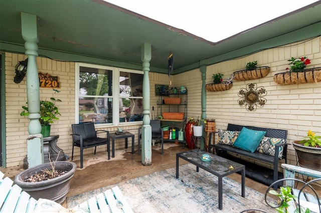 5720 12th Ave NW, Norman, OK 73069 - view of patio / terrace with outdoor lounge area
