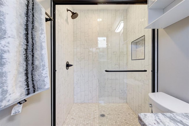 1508 Carlton Way, Oklahoma City, OK 73120 - full bathroom with a stall shower and toilet