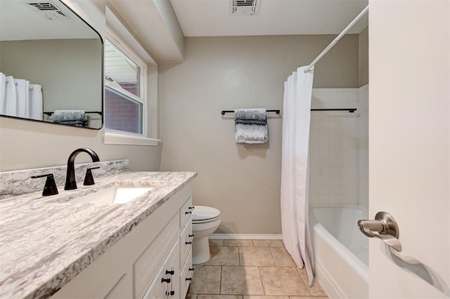 1508 Carlton Way, Oklahoma City, OK 73120 - full bath with vanity, baseboards, toilet, and visible vents