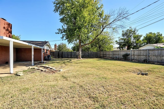 1508 Carlton Way, Oklahoma City, OK 73120 - view of yard featuring a fenced backyard