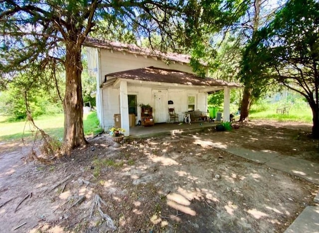 view of rear view of property