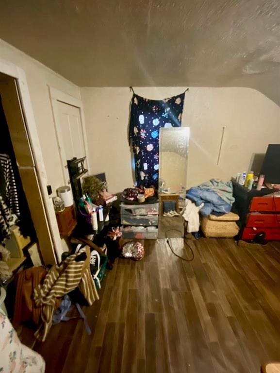 208 N 7th St, Okemah, OK 74859 - miscellaneous room with wood finished floors