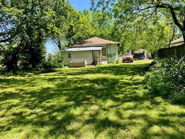 119 S 7th St, Okemah, OK 74859 - view of grassy yard