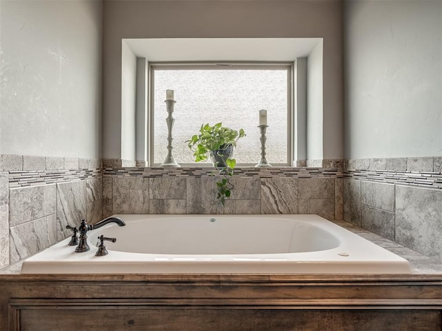 7437 SW 105th St, Oklahoma City, OK 73173 - full bath with a bath and a healthy amount of sunlight