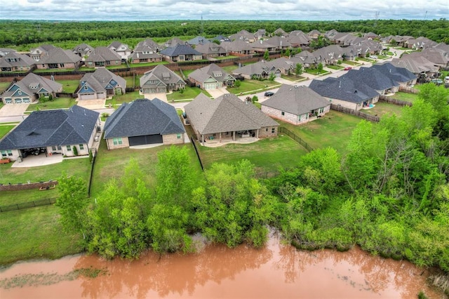 bird's eye view featuring a residential view