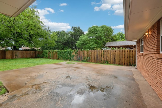 2417 NW 55th Ter, Oklahoma City, OK 73112 - view of patio / terrace with a fenced backyard
